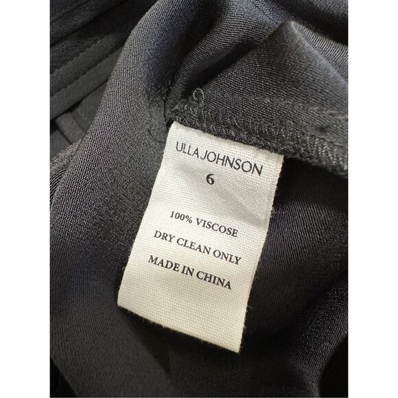 ULLA JOHNSON LYDIA PANTS NOIR SIZE US6 $490 - Picture 10 of 11